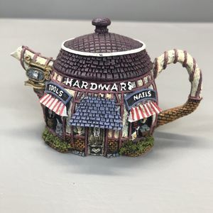 Hometown Teapot Cottages Collectibles Hardware Store Vintage